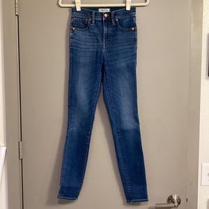 Madewell 10” High-Rise Skinny Jeans / size 24 Tall